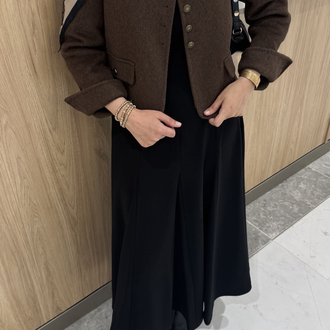 Kahverengi Kaşe Ceket 
