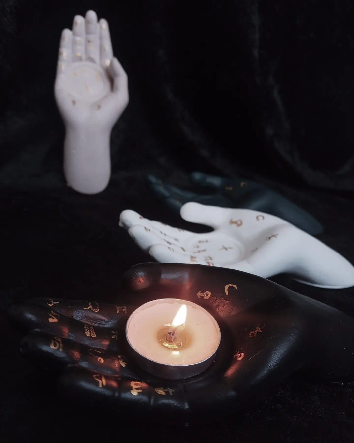 Palmistry Hand Candle Holder