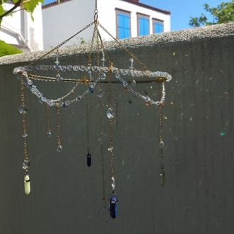 Cunda Breeze | 25 cm El Yapımı Kristal Suncatcher