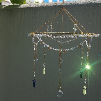 Cunda Breeze | 25 cm El Yapımı Kristal Suncatcher