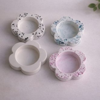 Papatya Tealight Mumluk - 4 'lü