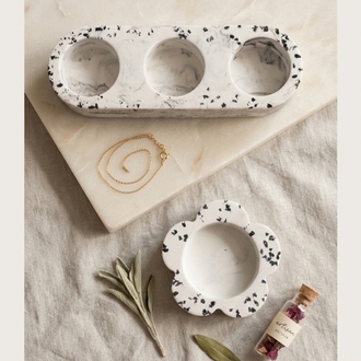 Papatya Tealight Mumluk - 4 'lü
