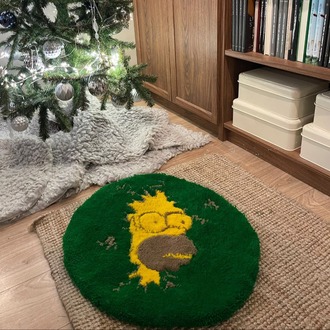 The Simpsons Custom Rug