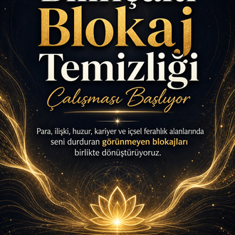 Bilinçaltı Blokaj Temizliği Atölyesi | 8-9 Mayıs | 2 Gün Online