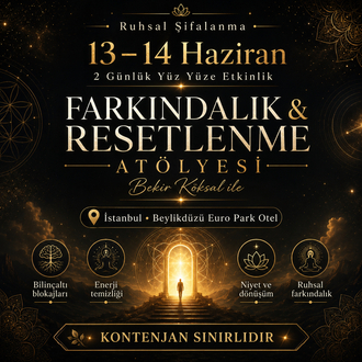 Bekir Köksal ile 2 Günlük Farkındalık & Resetlenme Atölyesi | 13–14 Haziran İstanbul