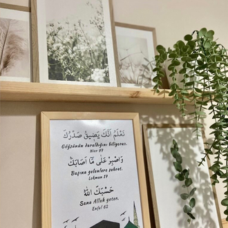 3 Mescitli 3 Ayetli İslami Hobi Kiti