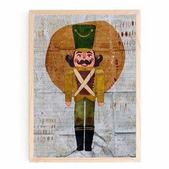 Kurşun Asker Fine Art Dijital Baskı İllüstrasyon 