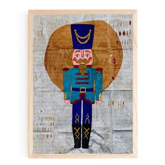 Kurşun Asker Fine Art Dijital Baskı İllüstrasyon