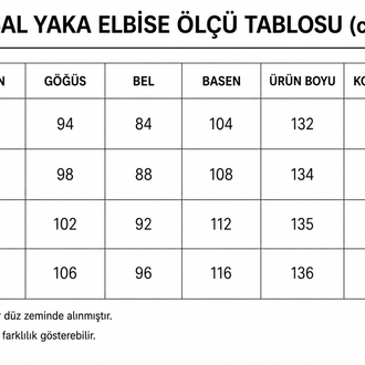 Şal Yaka Elbise Siyah (Ön Sipariş)