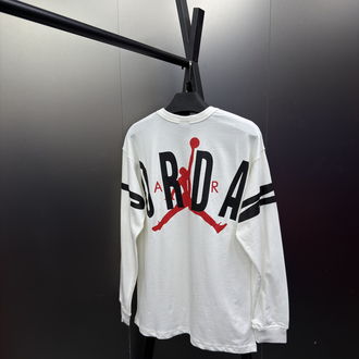 Jordan ‘GRAPHIC’ Oversize Uzun Kollu T-Shirt Beyaz JD-818
