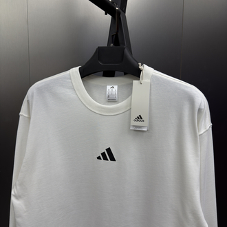 Adidas ‘LOGO’ Oversize Uzun Kollu T-Shirt Beyaz ADS-822