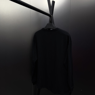 Champion ‘LOGO’ Oversize Uzun Kollu T-Shirt Siyah CHP-817