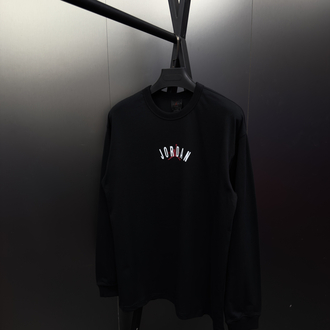 Jordan ‘GRAPHIC’ Oversize Uzun Kollu T-Shirt Siyah JD-818