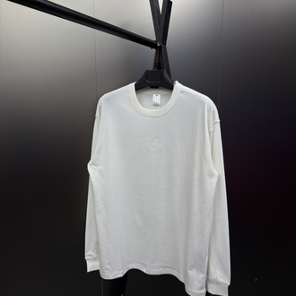 Adidas ‘LOGO’ Oversize Uzun Kollu T-Shirt Beyaz ADS-821