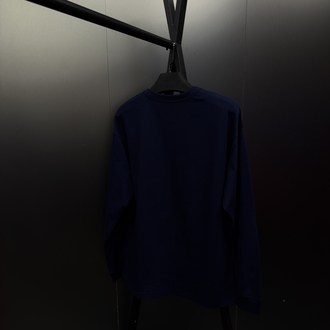 Nike ‘LOGO’ Oversize Uzun Kollu T-Shirt Lacivert NK-816