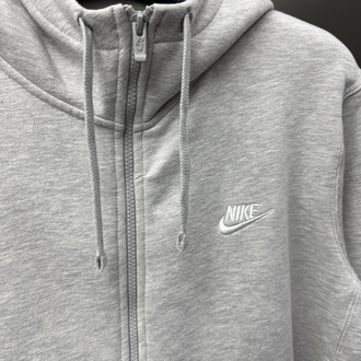 Nike Sportswear Club Fleece Hırka Gri NK-400