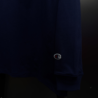 Champion ‘LOGO’ Oversize Uzun Kollu T-Shirt Lacivert CHP-817