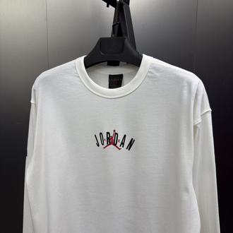 Jordan ‘GRAPHIC’ Oversize Uzun Kollu T-Shirt Beyaz JD-818