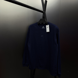 Nike ‘LOGO’ Oversize Uzun Kollu T-Shirt Lacivert NK-816
