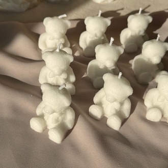 50 Adet - 4 cm Ayı Mum