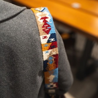 Aşiret Derleme Desenli El Dokuması Kilim Askı