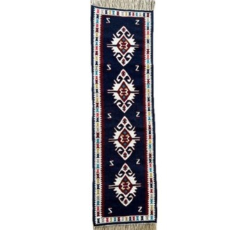 Gülsarya Desenli El Dokuması Kilim Runner