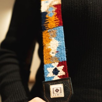 Aşiret Derleme Desenli El Dokuması Kilim Askı