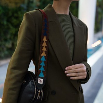 Hayat Ağacı Motifli El Dokuması Kilim Askı
