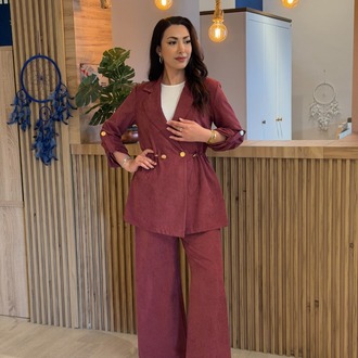 2K GİYİM CUBRA KUMAŞ TAKIM BORDO