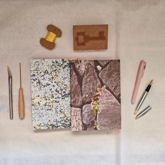 Etamin Anahtar Desenli Kraft Defter no. 5