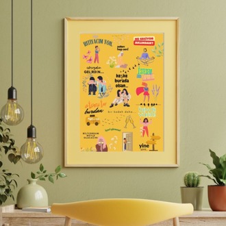 Kadın Ruhu - Motivasyon Poster Dijital Duvar Kağıdı