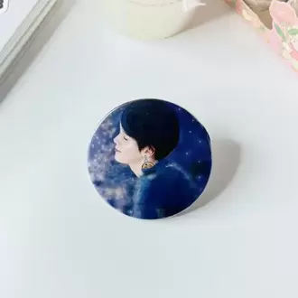 Suga Min Yoongi Metal Buton Rozet BTS Model 2