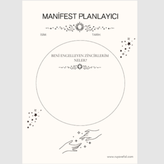 MANİFEST PLANLAYICI