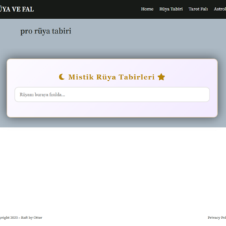Wordpress Rüya Tabiri Plugin/Eklenti
