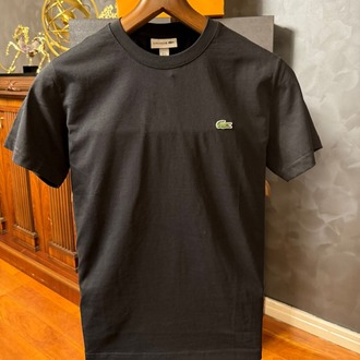 Lacoste Erkek Classic Fit Bisiklet Yaka Siyah T-Shirt