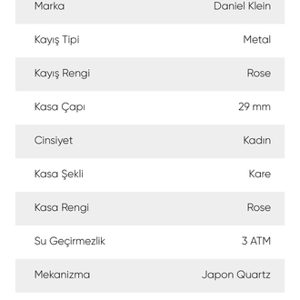 Daniel Klein Bayan Kol Saati 