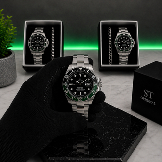 RLX Submariner Premium Saat+Bileklik