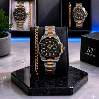 RLX Submariner Premium Saat+Bileklik