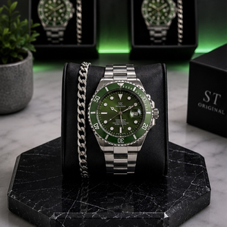 RLX Submariner Premium Saat+Bileklik