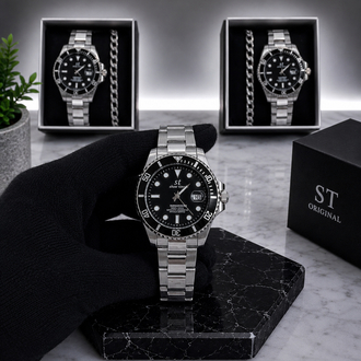 RLX Submariner Premium Saat+Bileklik