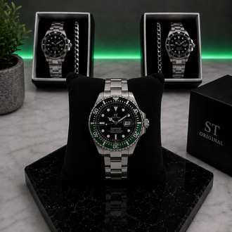 RLX Submariner Premium Saat+Bileklik