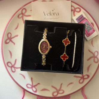 Gold bordo luris set