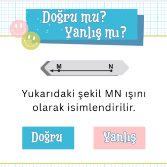 TEMEL GEOMETRİK KAVRAMLAR DOĞRU YANLIŞ PARKUR OYUNU