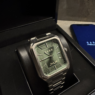 •Sabr Classic Green Saat