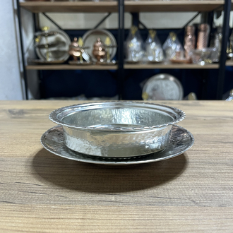 2 Adet Kalaylı Bakır Çorba Kasesi