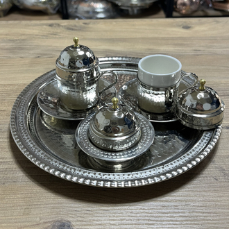 Bakır 2 Kişilik Fincan Takımı 