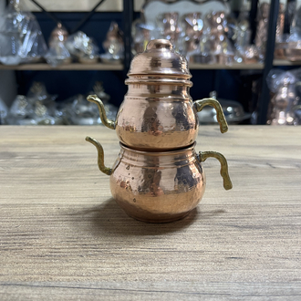 Minyatür Bakır Çaydanlık