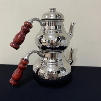 Dövme Bakır Çaydanlık No:2 