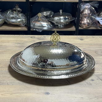 Dövme Bakır Kayık Sahan 35 cm