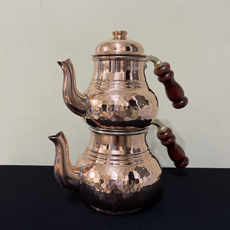 Bakırı Kalın Dövme Çaydanlık No : 2